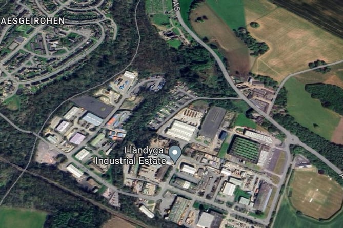 The Llandygai Industrial Estate at Bangor. Photo: Google Map