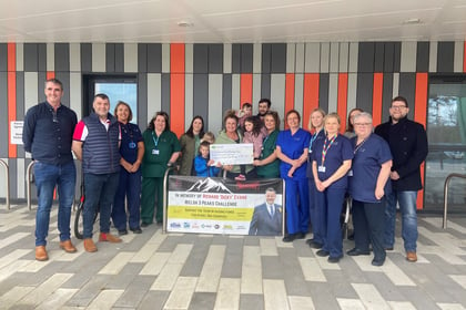 £15,000 raised for Ceredigion medical teams in memory of friend