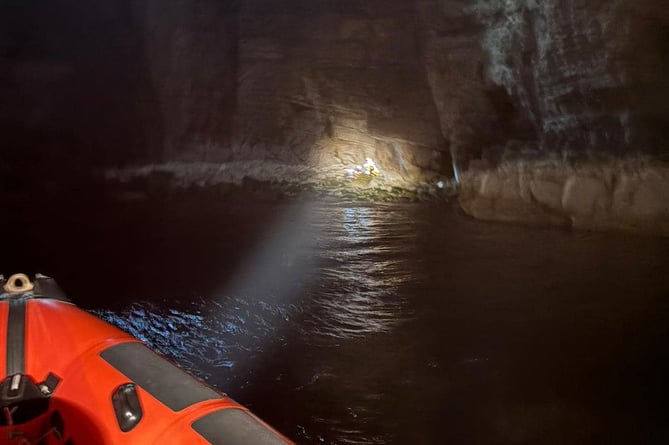 Abersoch RNLI shared this picture taken during the rescue