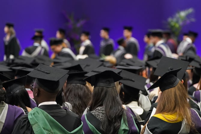 Graduates from Aberystwyth and Bangor universities fell behind other students in earnings on average.