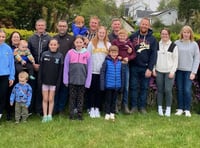 Talgarreg friends and family take on half marathon