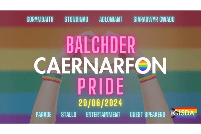Caernarfon gets ready to host pride event