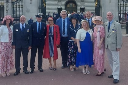Borth RNLI volunteers celebrate 200 years at Buckingham Palace