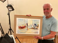 Watercolour artist Graham Berry shares talents with Aberdyfi group