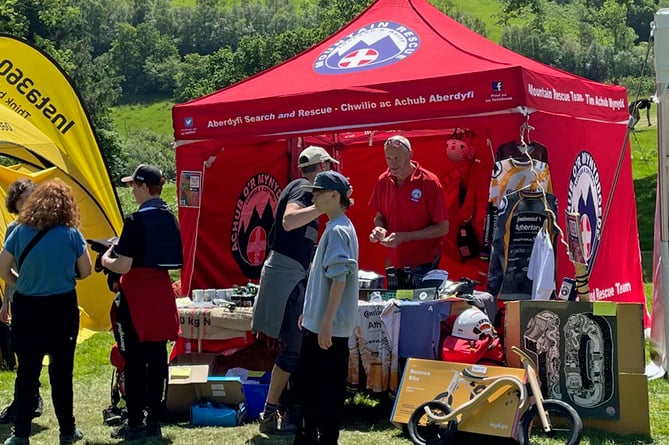 Aberdyfi Search & Rescue Team raised thousands at the prestigious Red Bull Hardline mountain biking event