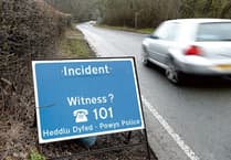 Road casualties rise in Ceredigion