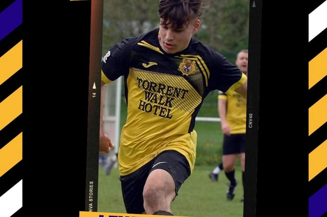 Lewis Burgess Dolgellau Reserves player of the month for May