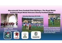 Charity match for Aberystwyth Town Football Club Foundation