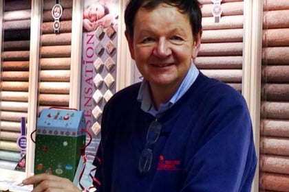 Businessman celebrates 40 years of trading in Aberystwyth