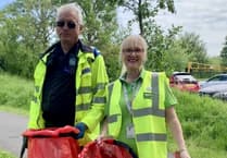 Police and supermarket staff team up to clean up