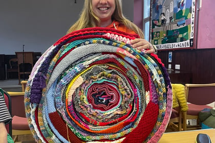 Bala knitters help town mark 700th anniversary