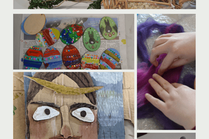 Exhibition presents art made by families with autistic children