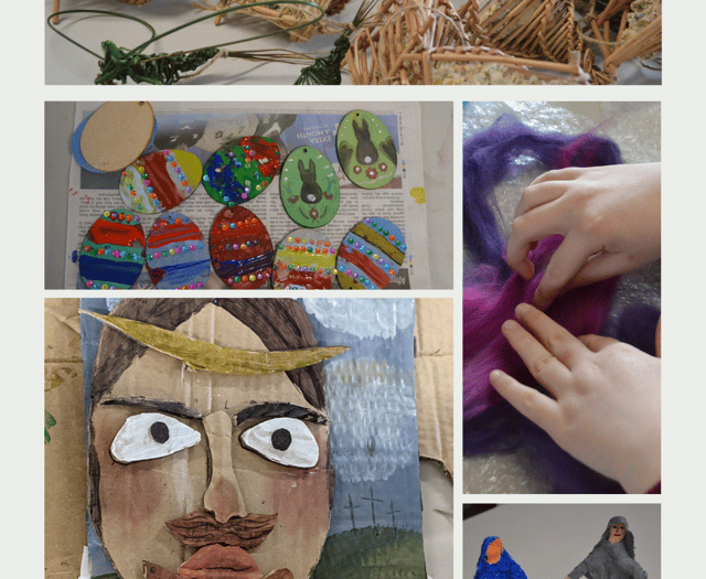 Exhibition presents art made by families with autistic children