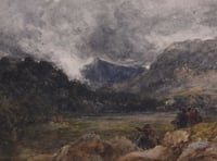 Snowdonia watercolours and jewellery make £50,000 at auction