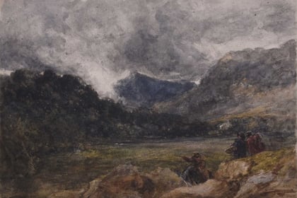 Snowdonia watercolours and jewellery make £50,000 at auction