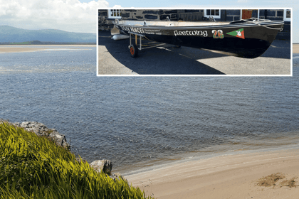 Grateful couple donate money to Porthmadog rowers after rescue