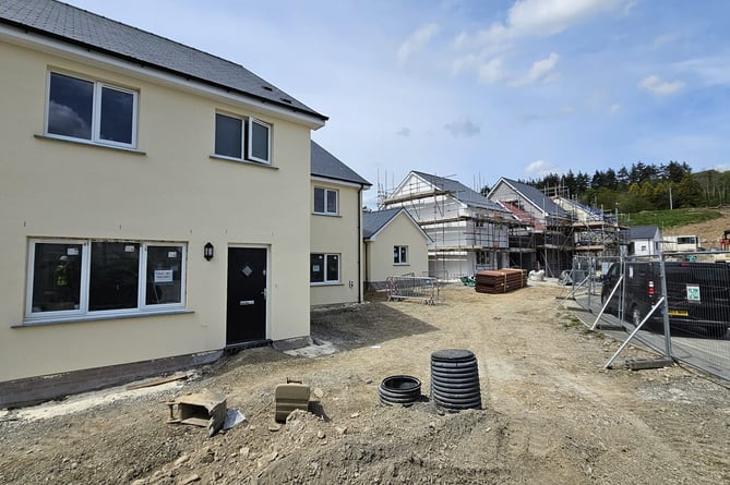 Dragon Homes has won a national award for it's work on Lampeter's Brynsteffan Estate housing development
