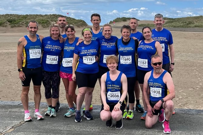 Aber AC runners at Barmouth