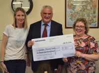 Aberystwyth golfers raise money for Bronglais unit