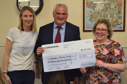 Aberystwyth golfers raise money for Bronglais unit