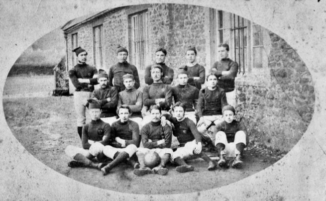 The Llandovery College rugby team in 1878