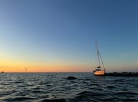 New Quay RNLI rescues sailor from stricken vessel