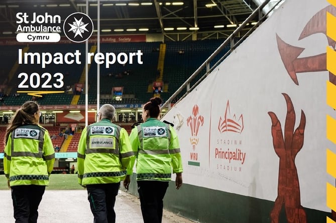 St John Ambulance Cymru have released its 2023 Impact Report