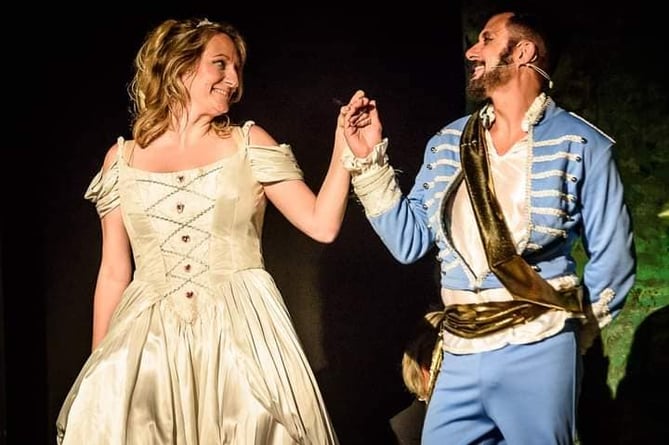 Carrie and Julian met in a production of 'Into the Woods'