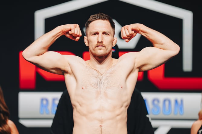 2024 PFL 3: Chicago Weigh-Ins at Wintrust Arena in Chicago, Illinois, Thursday, April 18, 2024. (Cooper Neill / PFL)