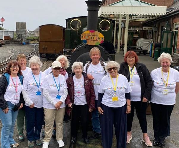 Members of the Tywyn Friends of Tŷ Gobaith