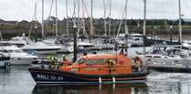 Fantastic footage captures Pwllheli lifeboat's return 