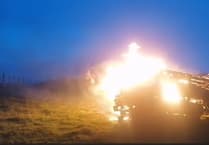 Farmers light bonfires across west Wales to send election message