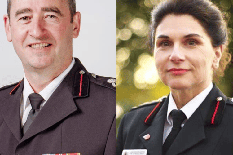 Mid and West Wales Chief Fire Officer Roger Thomas and North Wales Chief Fire Officer Dawn Docx