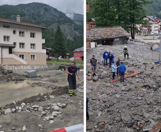 Gwynedd man caught up in deadly floods in Switzerland