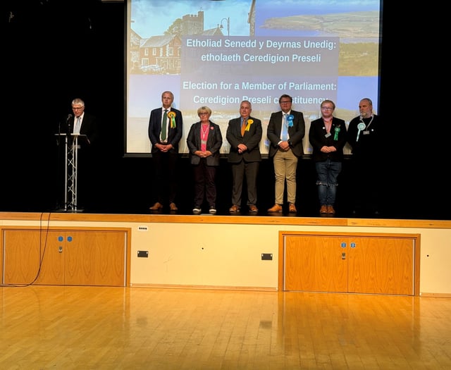 WATCH: Ceredigion Preseli goes to Plaid's Ben Lake