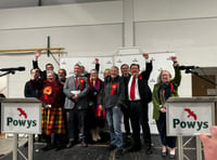 Montgomeryshire turns red for first time in its history