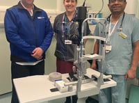 New eye exam equipment for Withybush A&E