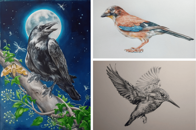 ‘Birds’ is the latest exhibition by artist Rachel Booth Davies at Cletwr