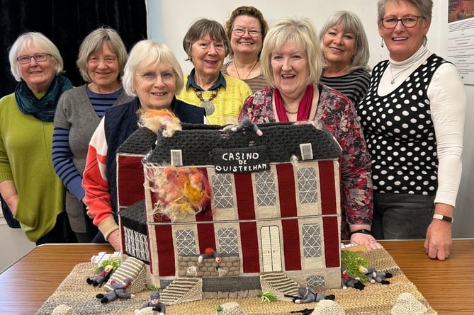 Volunteers created a panel that is part of an international project to commemorate the 80th anniversary of the D-Day Landings