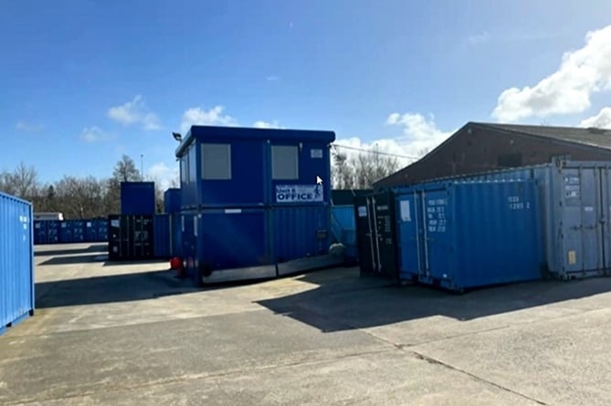 Mark Jukes, of Mark Jukes Containers, seeks to use a storage container for the beauty therapy business at Parc Piliau, Pentood Industrial Estate, Cardigan.