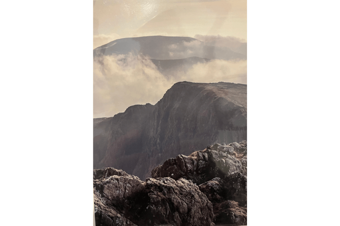 Tom Griffiths' mountain photo. Photo: Ben Ridler