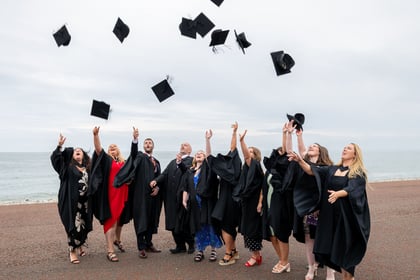 Gwynedd students graduate in seafront venue ceremony
