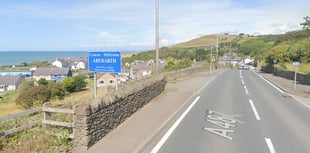 Murder investigation following death of woman, 45, in Aberarth