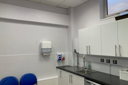 New staff room for Bronglais pharmacy 