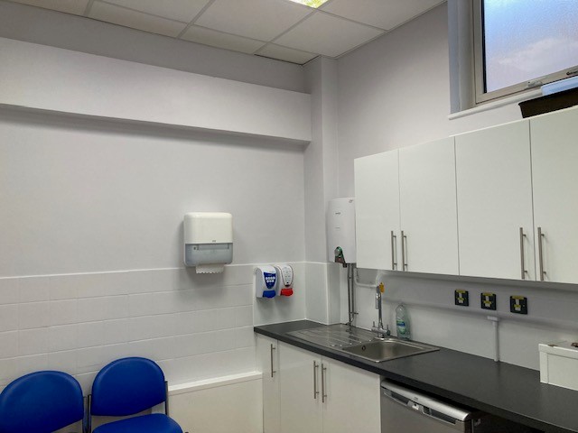 New staff room for Bronglais pharmacy 