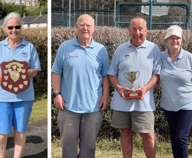 Summer winners at Barmouth Bowling Club