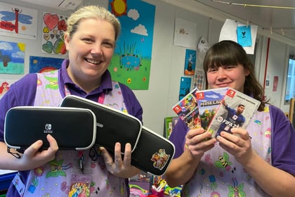 New games and equipment for children's ward