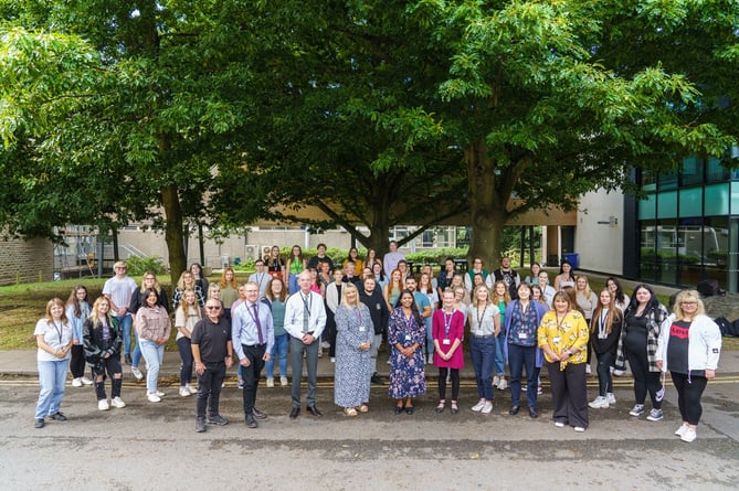 Aberystwyth University’s first ever nursing students starting their studies in September 2022