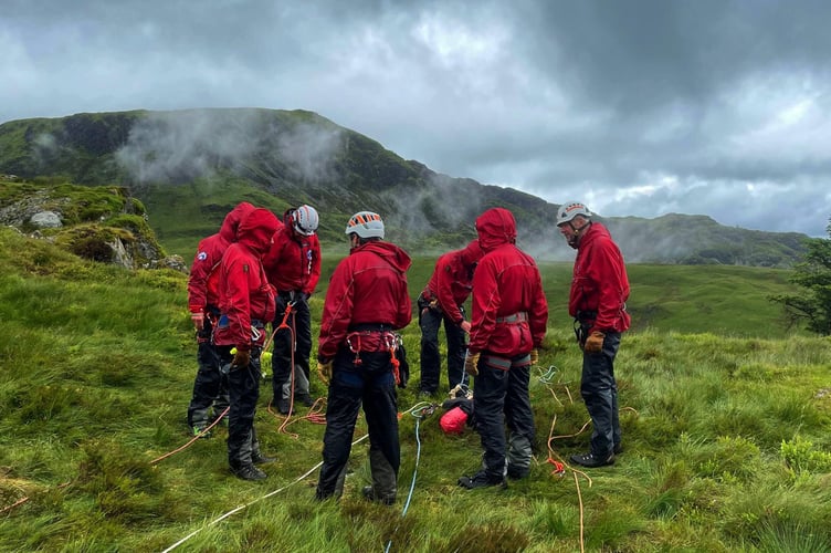 Aberdyfi Search and Rescue Team are raising money for essential clothing