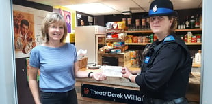 Police donate money to Gwynedd good causes